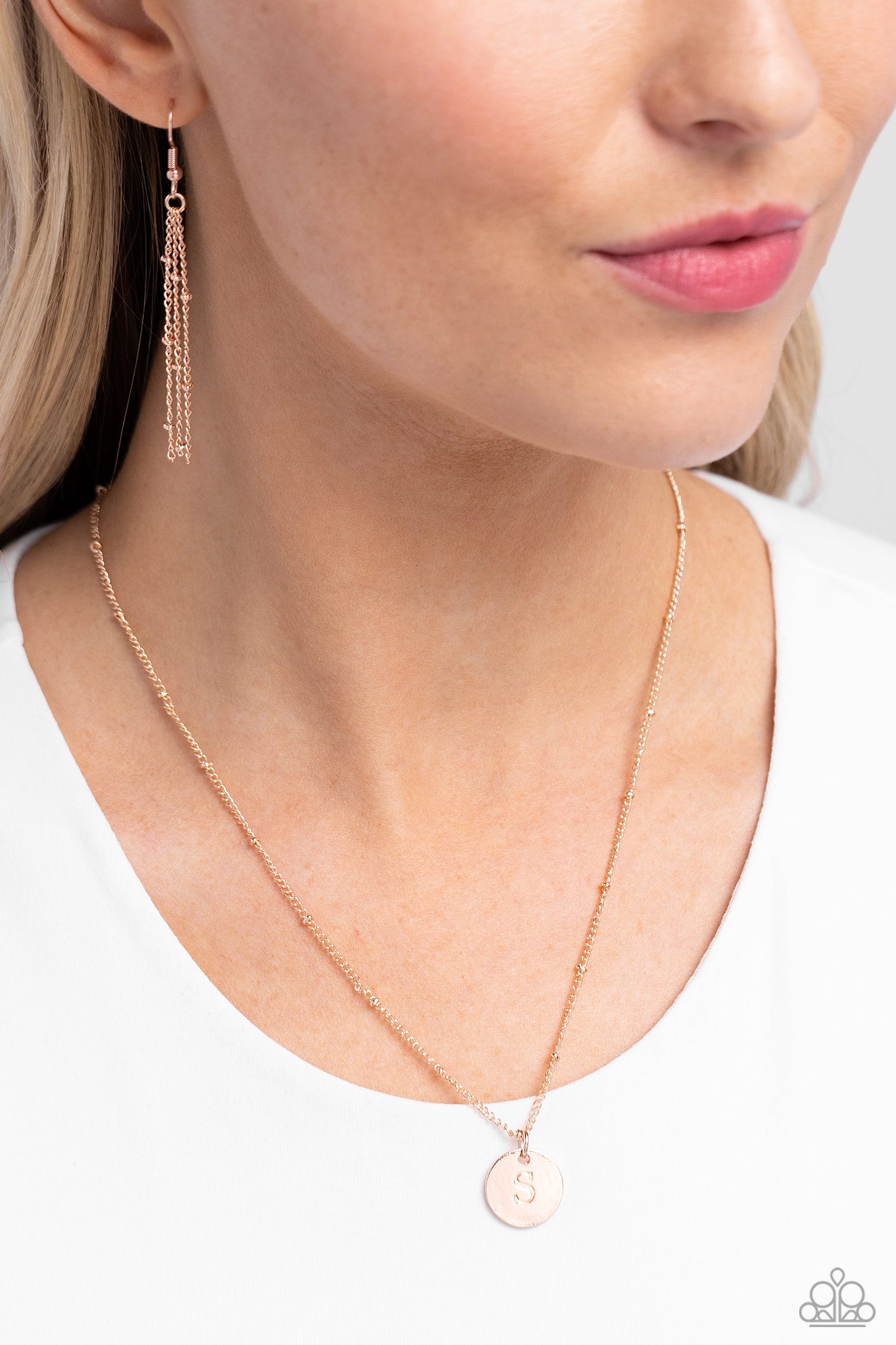 Initial Elegance - Rose Gold - S
