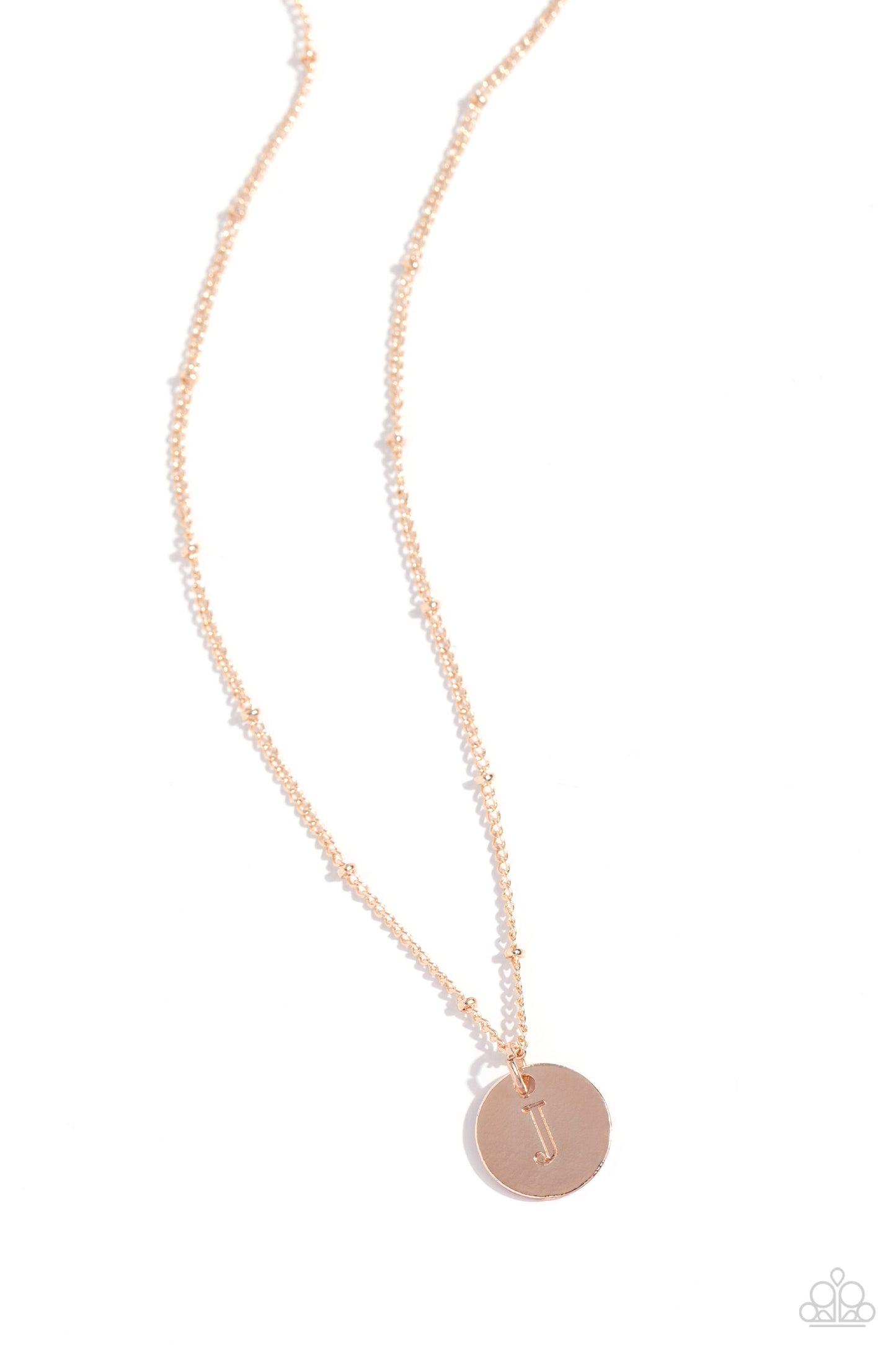Initial Elegance - Rose Gold - J