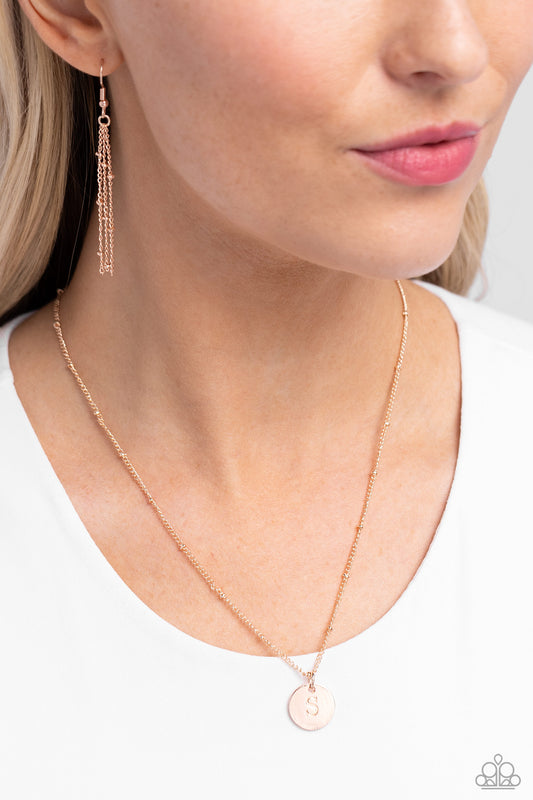Initial Elegance - Rose Gold - S