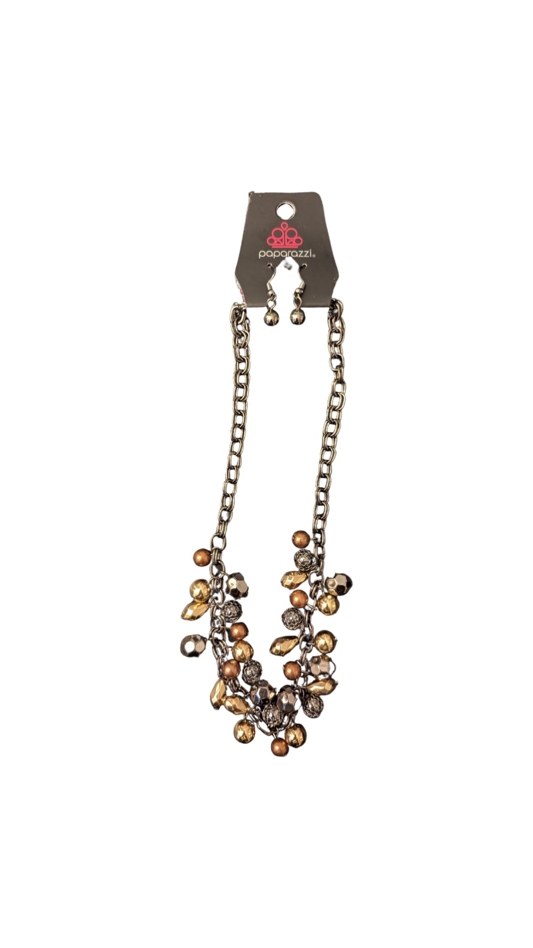 Gunmetal Link Necklace